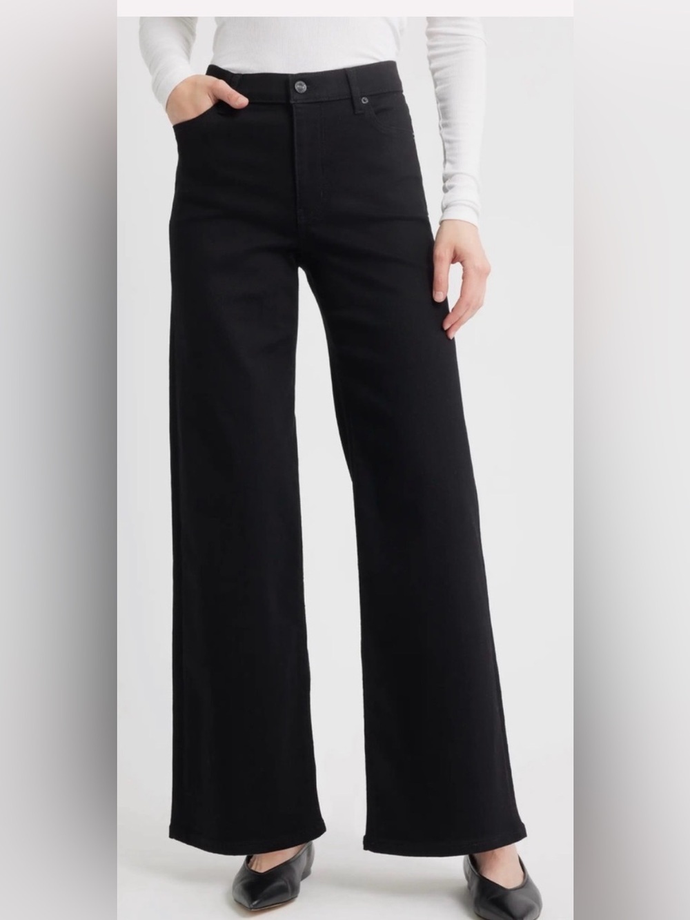 Frame Le Slim Palazzo High Waist Wide Leg Jeans size 25